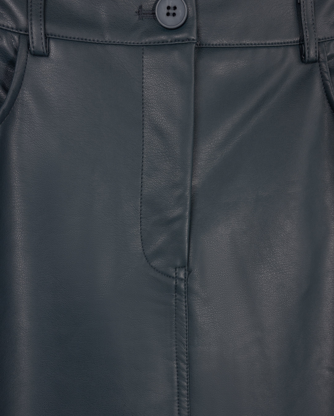 Alhama Leather Straight Maxi Skirt W-21348