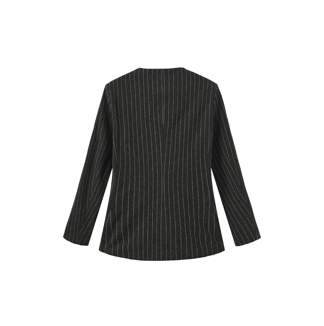 Albert Pinstripe Wool Blazer