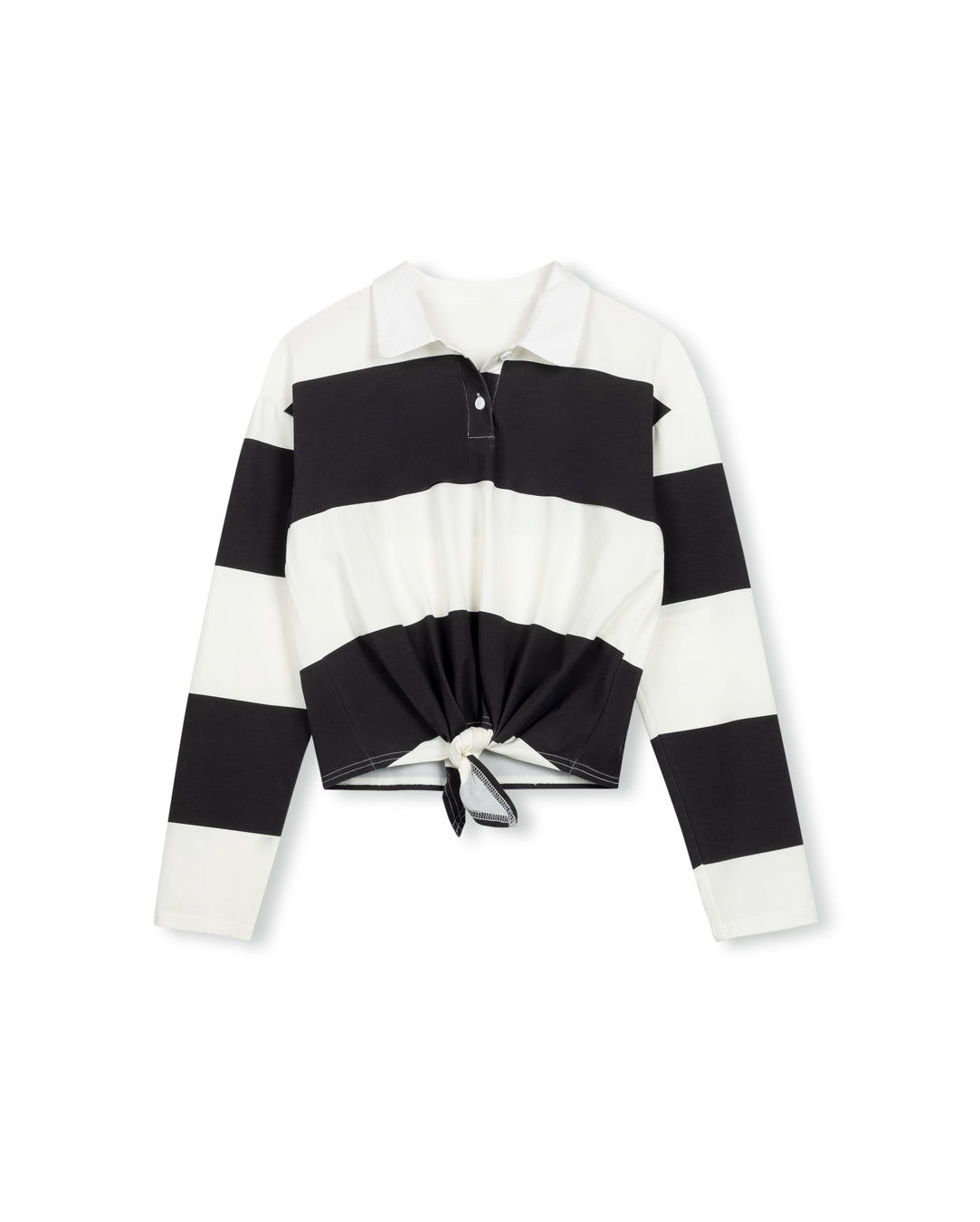 Striped Tie Polo - Junees