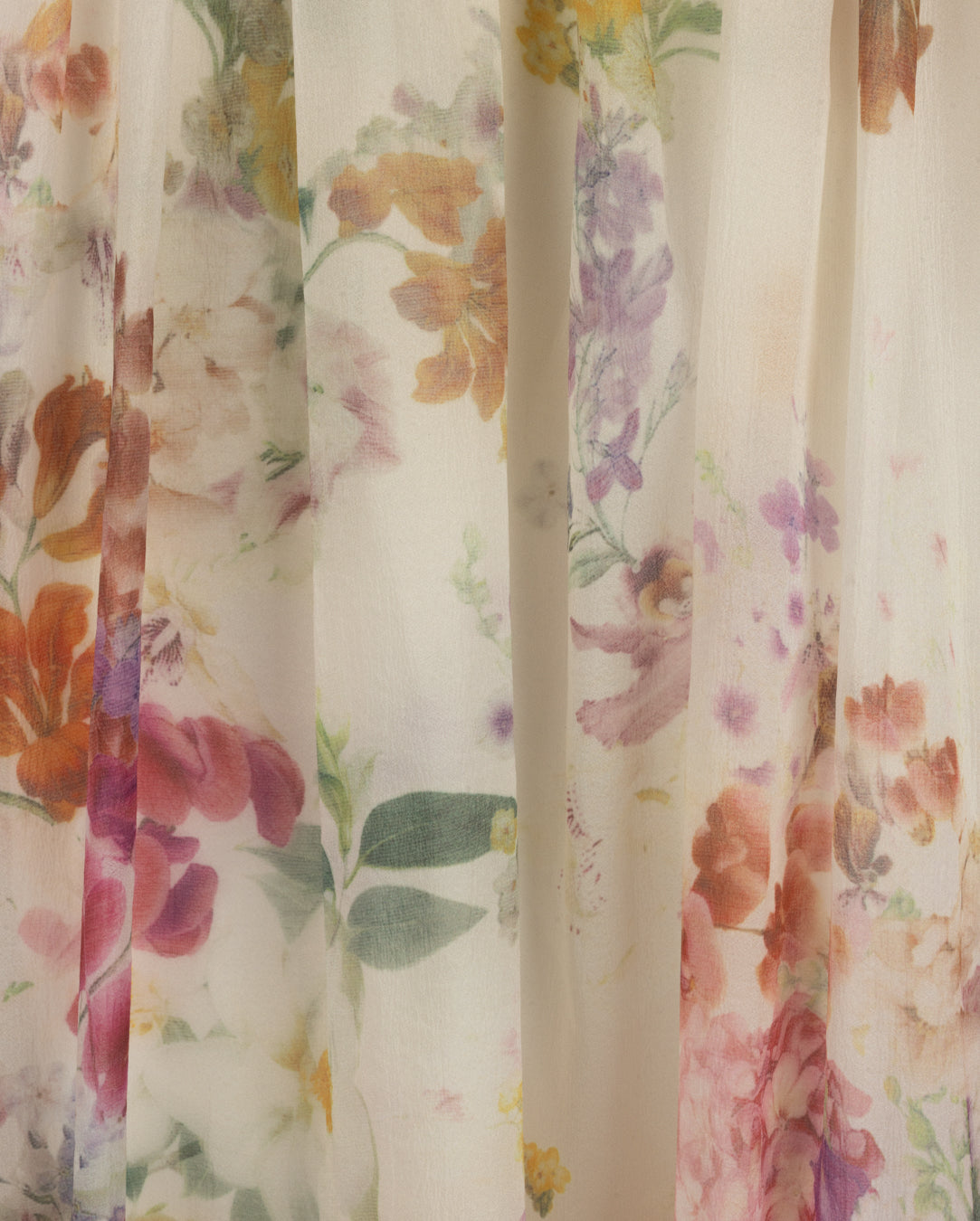 Floral Gathered Skirt