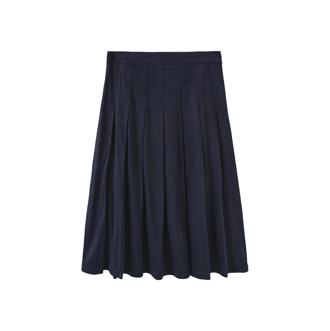 Jake Suede Pleated Skirt