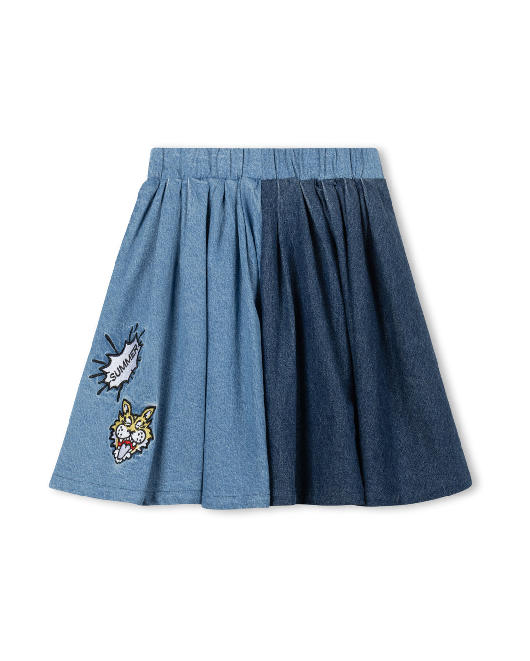 Chester Patch Denim Skirt - Junees