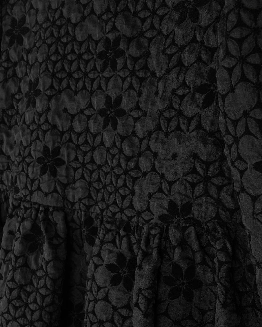 Textured Floral Tone On Tone Gown