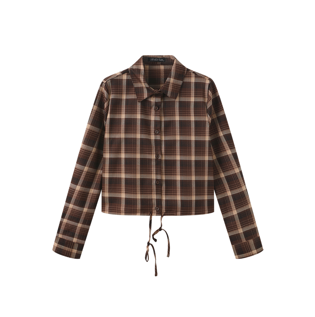 Tie Button Down Blouse