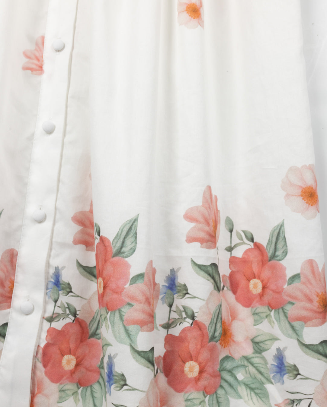 Scattered Printed Shirt Dress