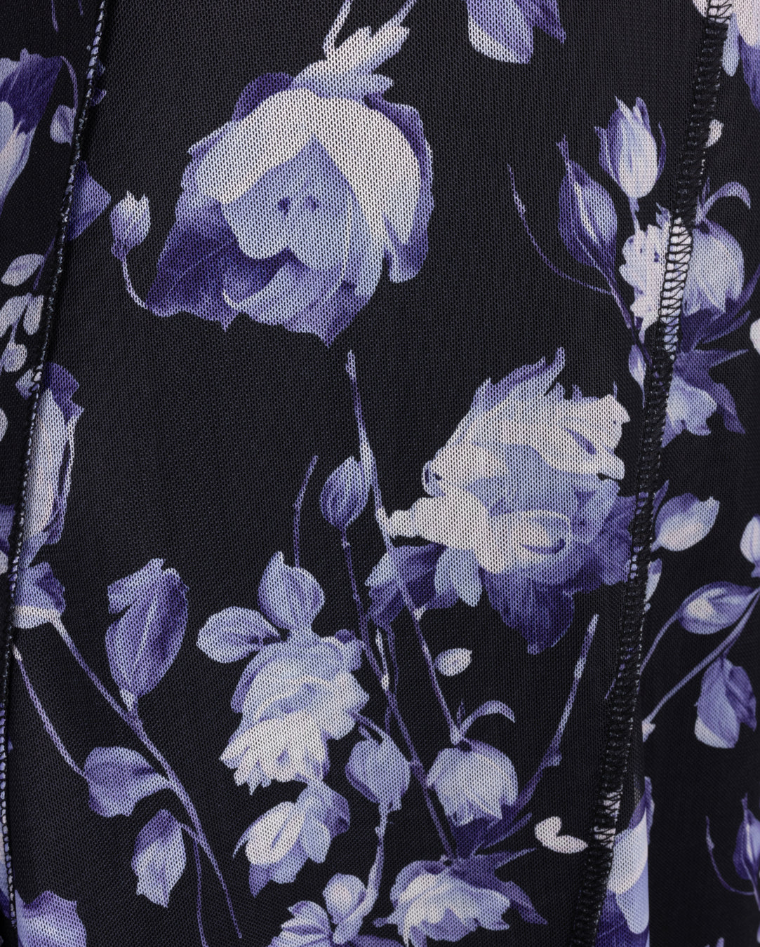 Mesh Wrap Seam Turtleneck Dress W-20908