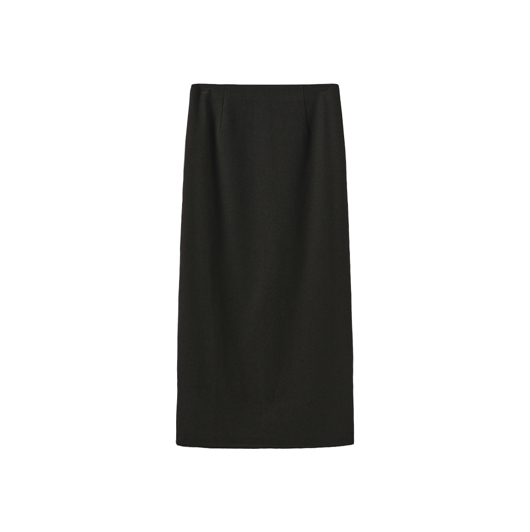 Straight Wool skirt