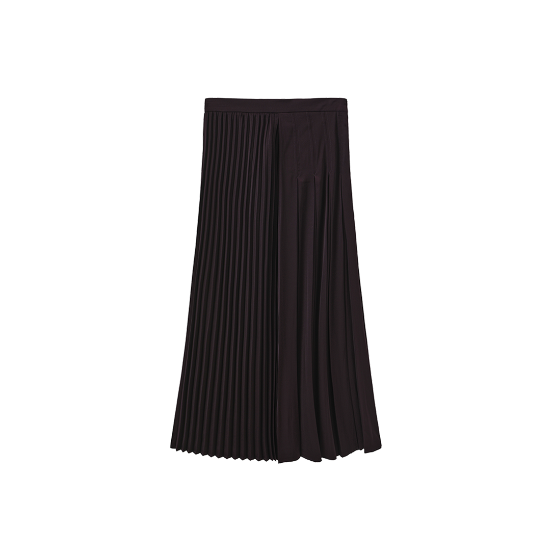 Double Pleated Band Skirt