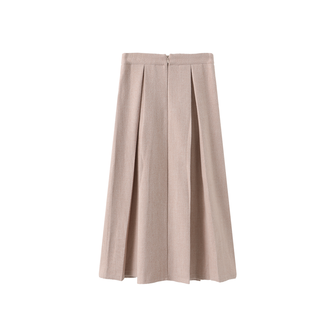 Shan Pocket And Pleat Midi Skirt