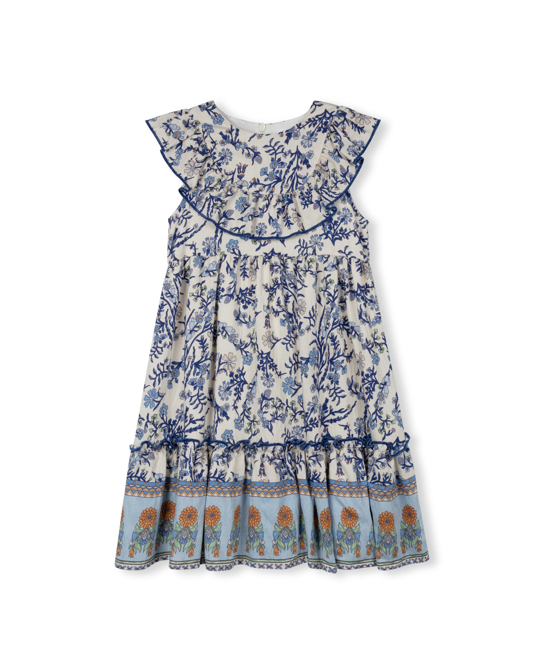 Garden Printed Ruffle Jumper