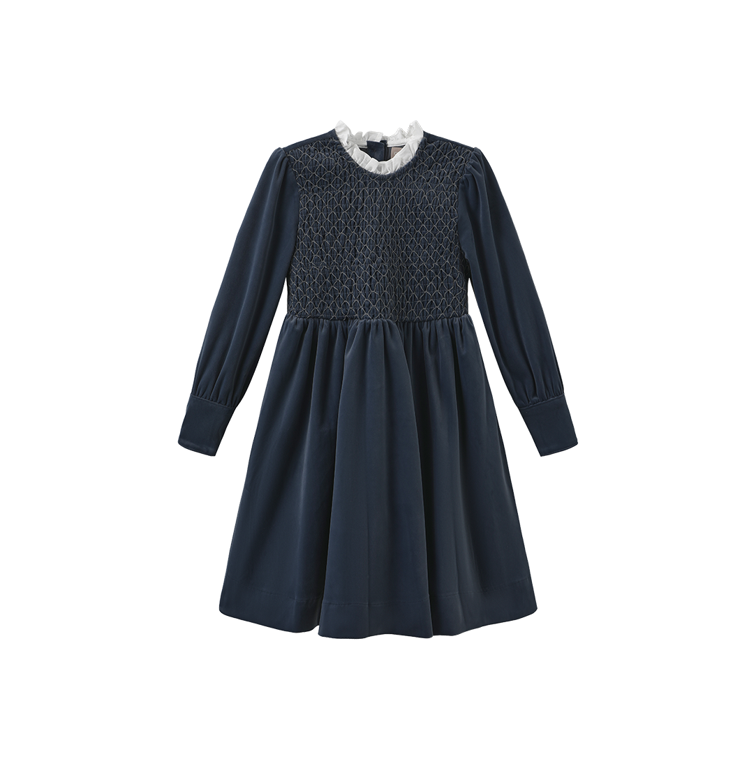 Briar Velvet Smocked Top Dress