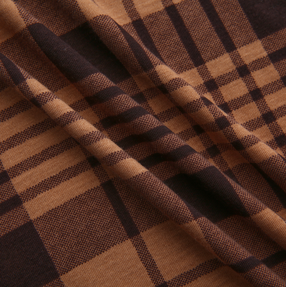 Plaid Fitted Turtlenecks