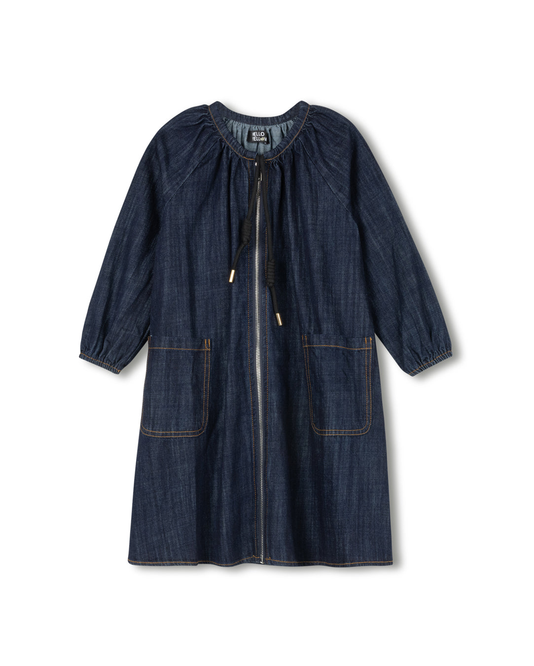 Denim Swing Zipper Dress