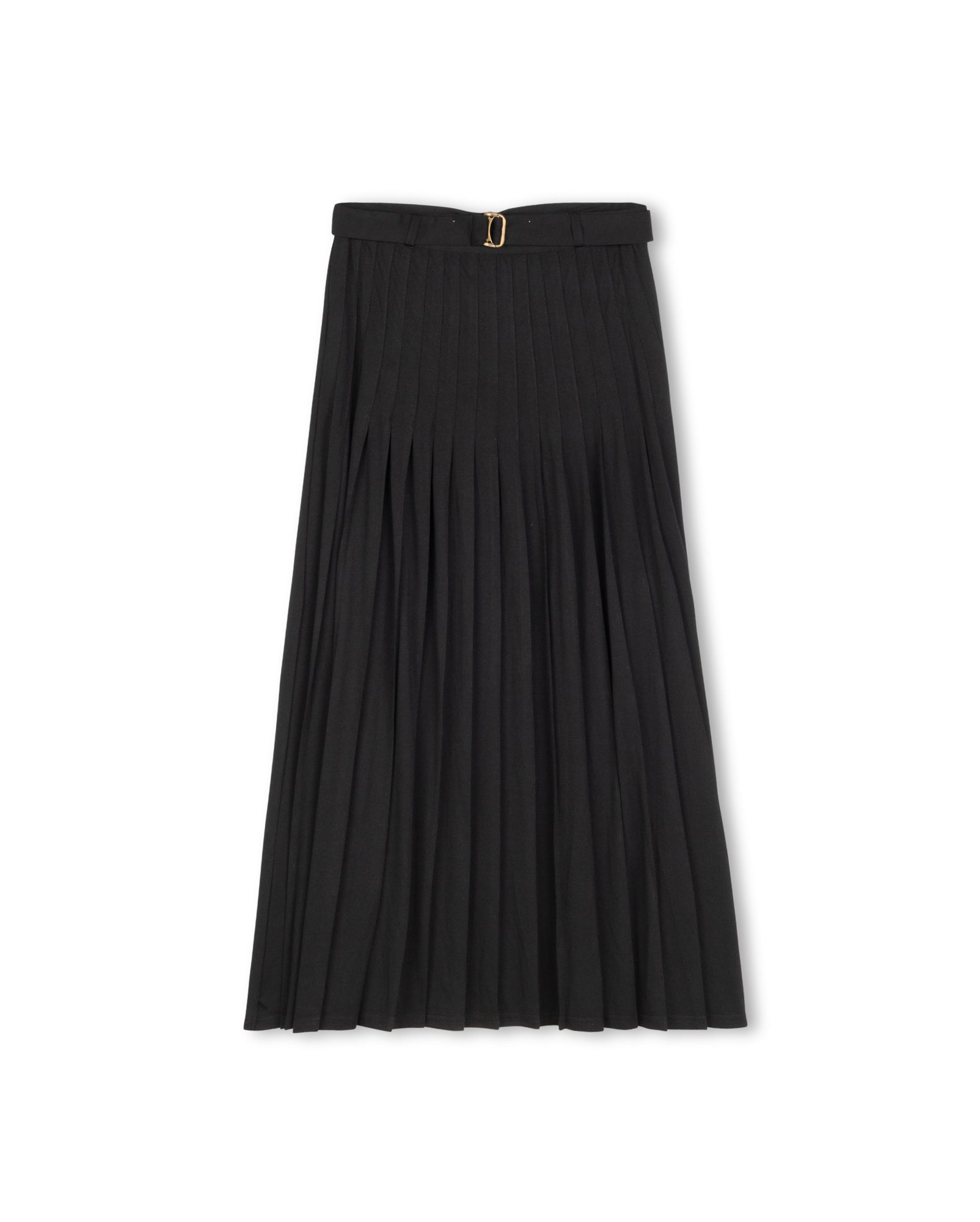 Accordian Pleat Belted Skirt - Junees