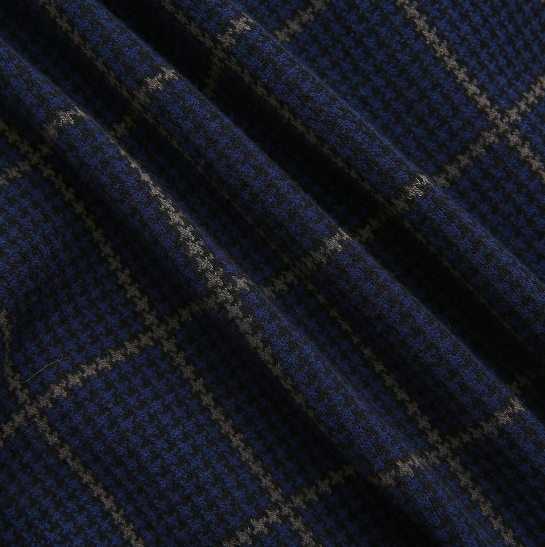Houndstooth Knit Blazer