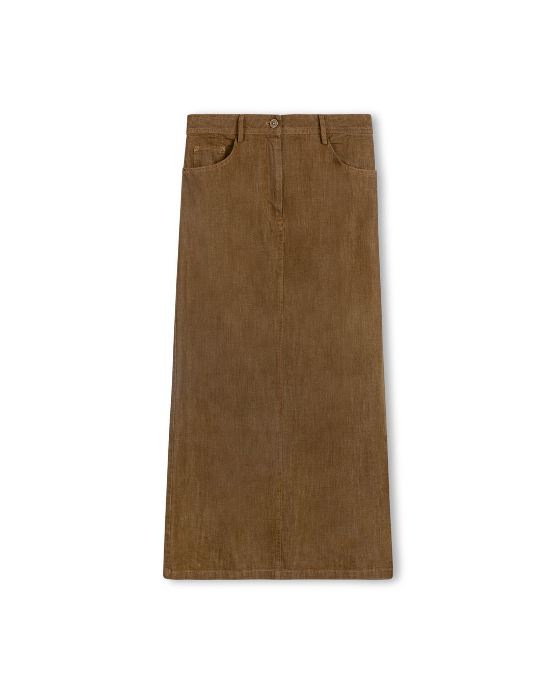 Straight Dark Denim Skirt - Junees