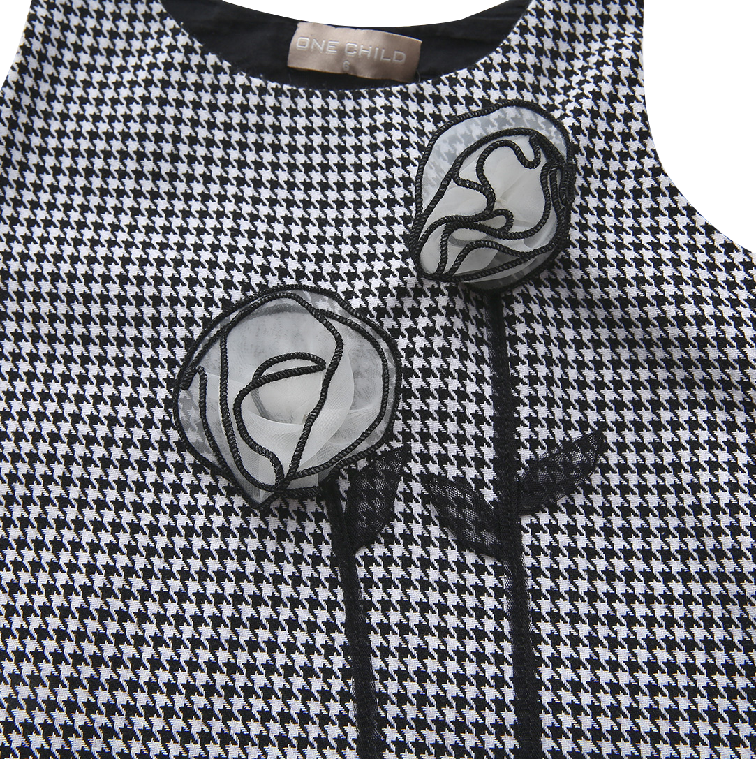 Kole Houndstooth Flower Jumper