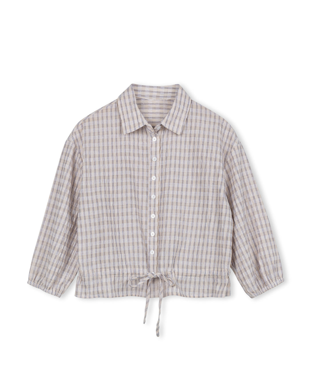 Plaid Striped Blouse