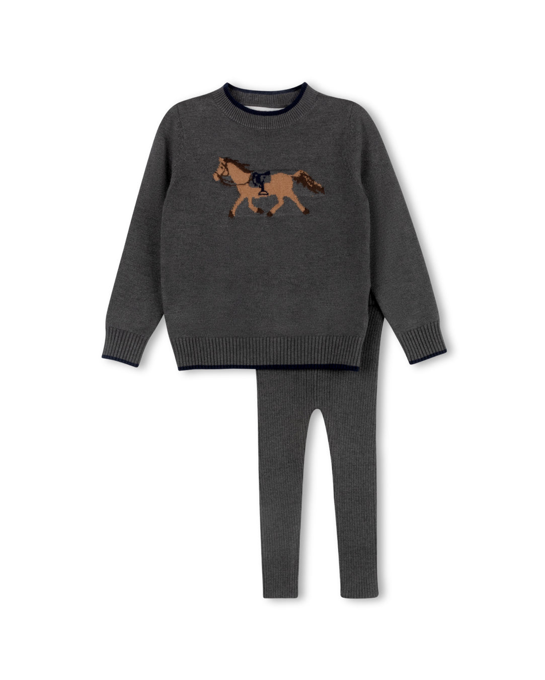 Horse Knit Sweater Set C-20093
