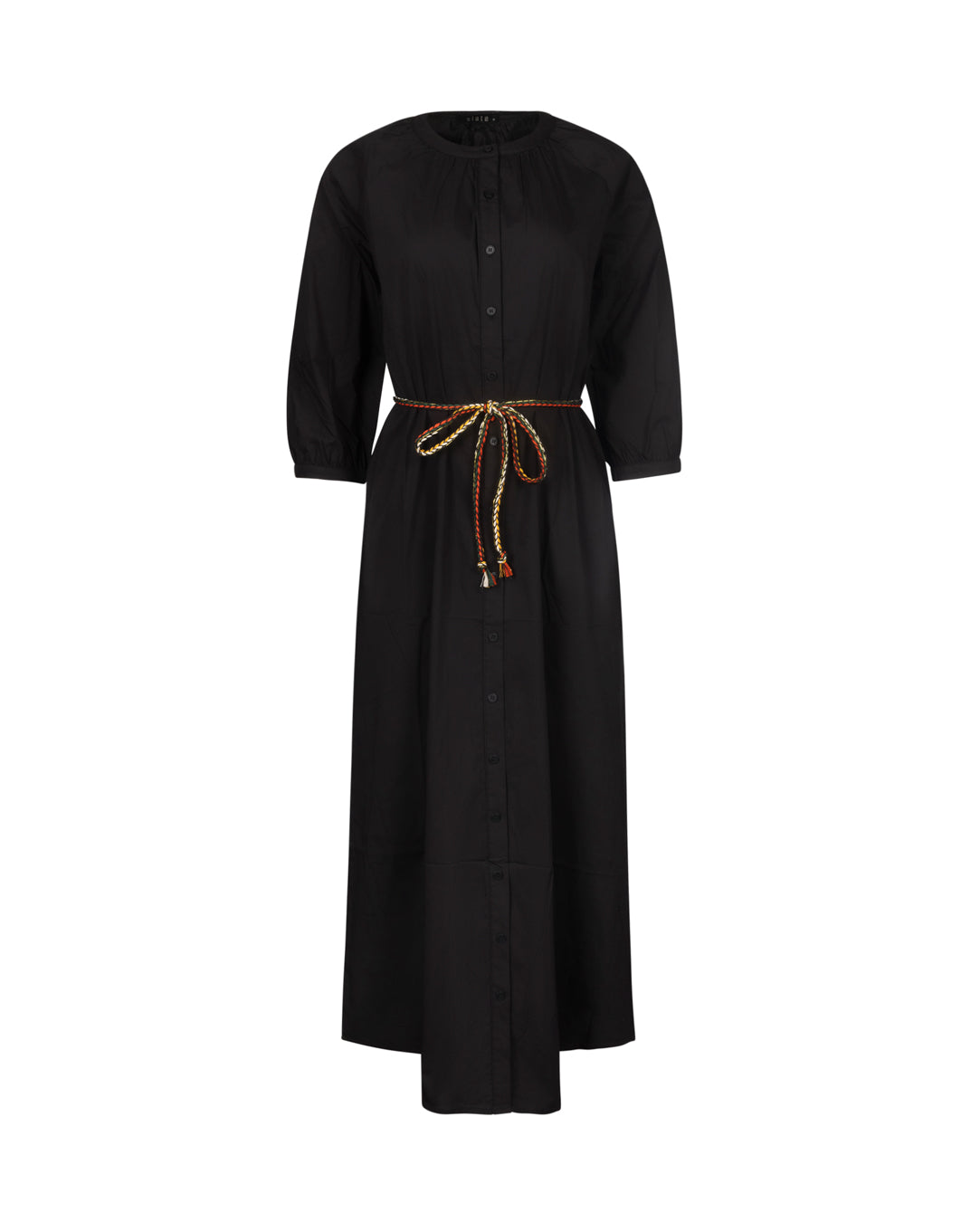 Bubble Sleeve Button Down Dress - Junees