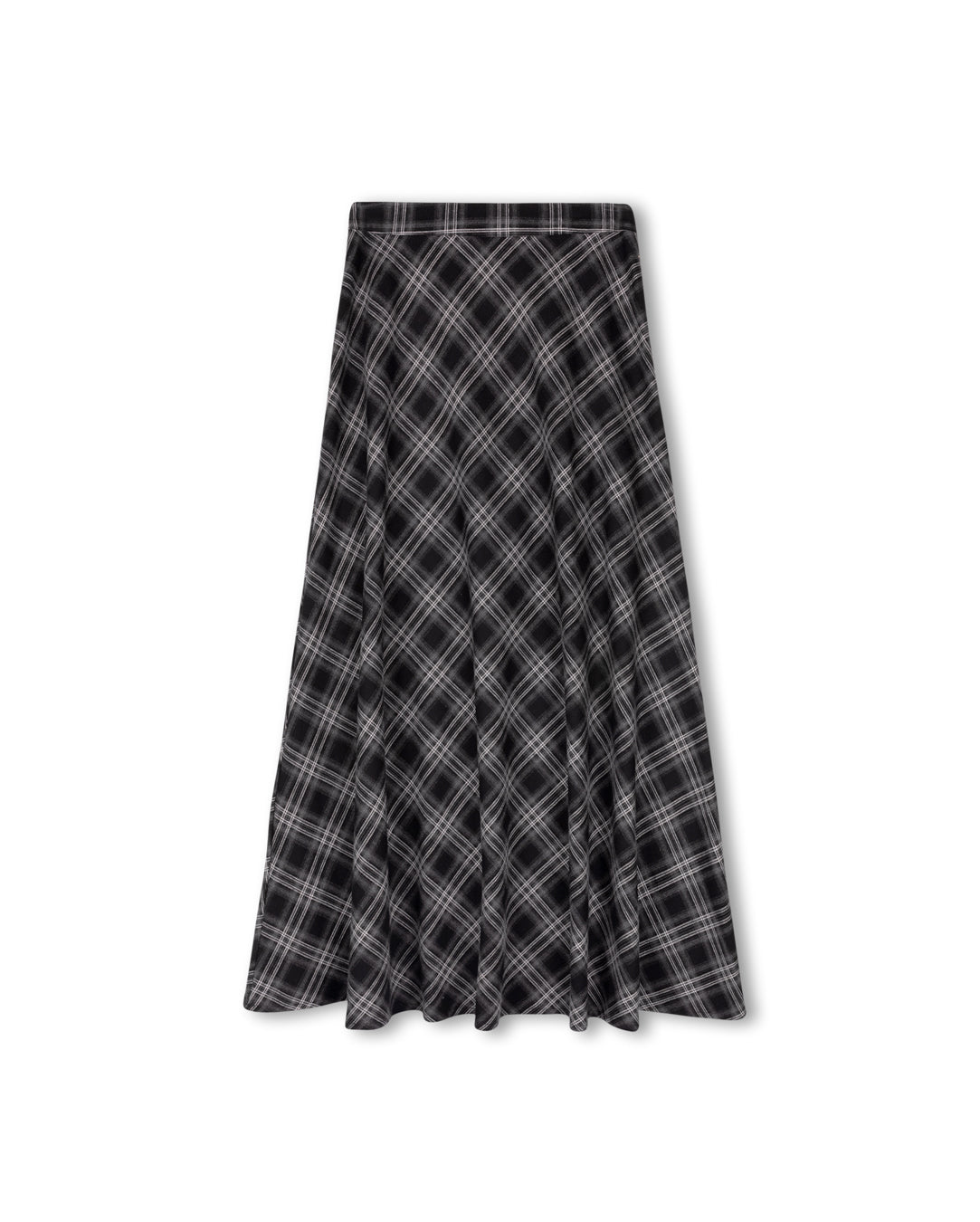 Plaid A-Line Skirt