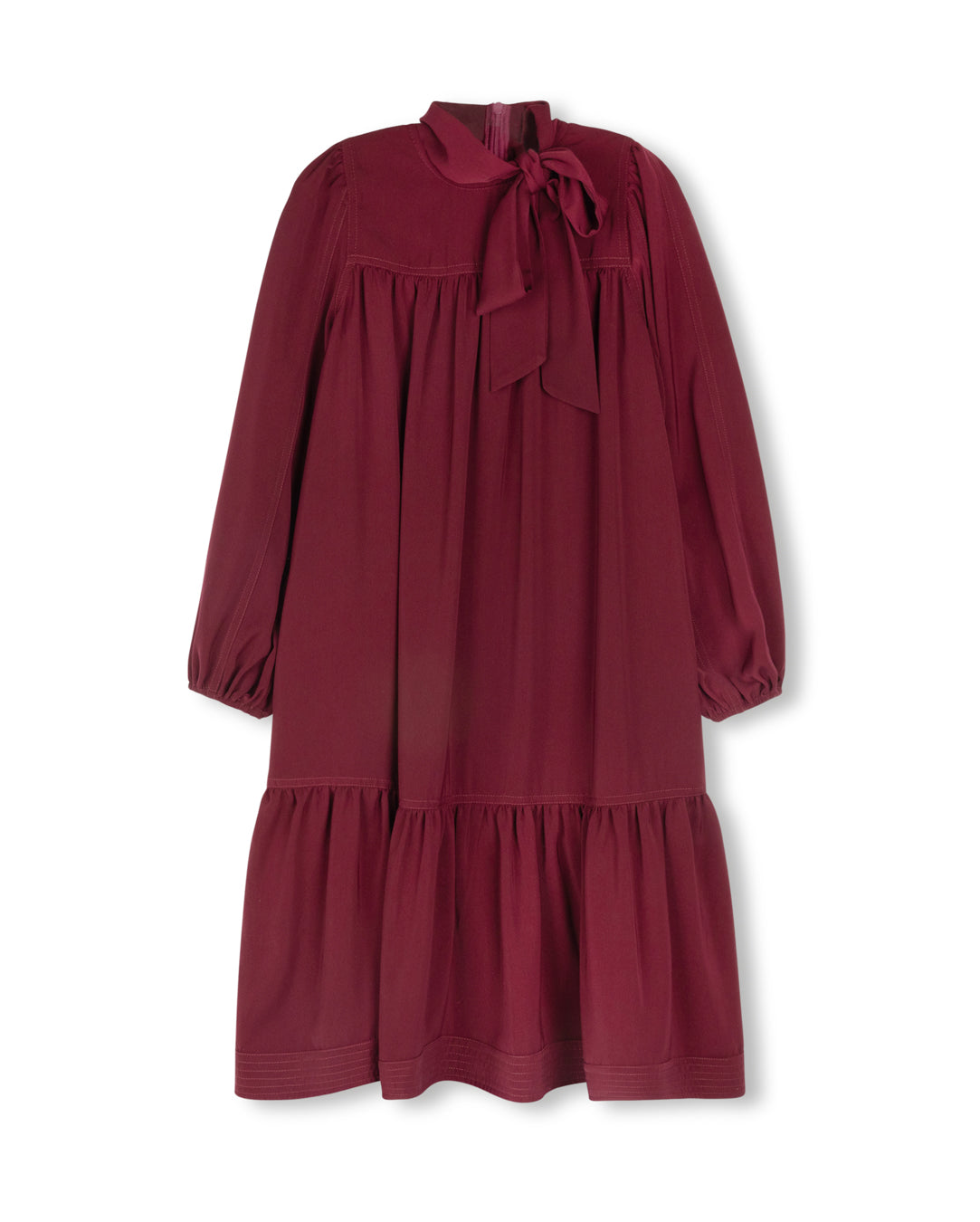 Silk Seamed Detail Dress C-20600