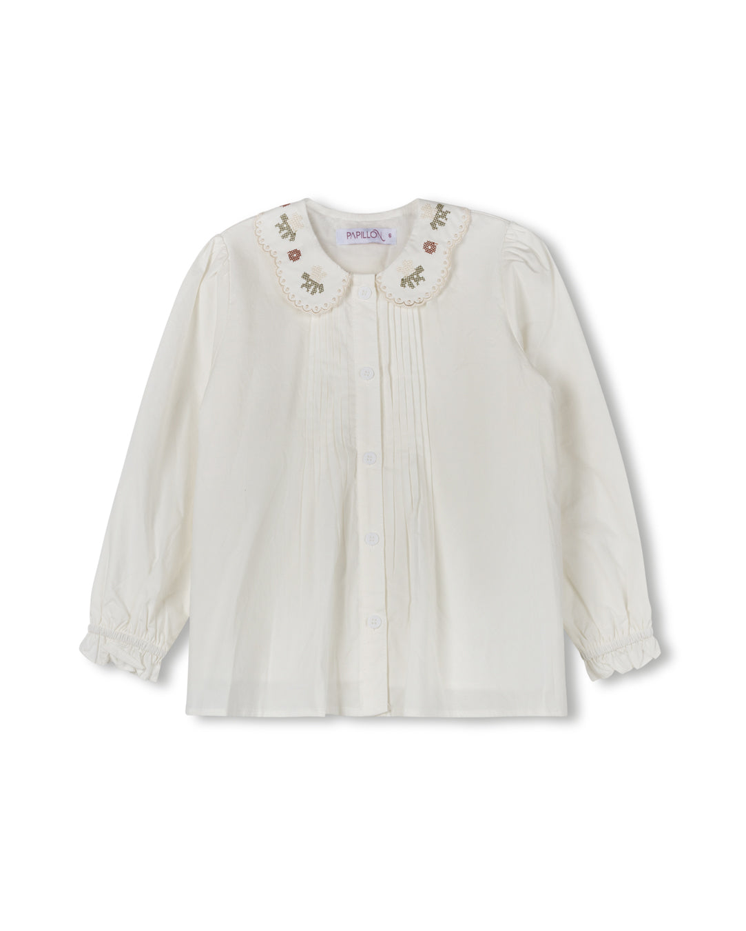 Pleat Front Swing Blouse