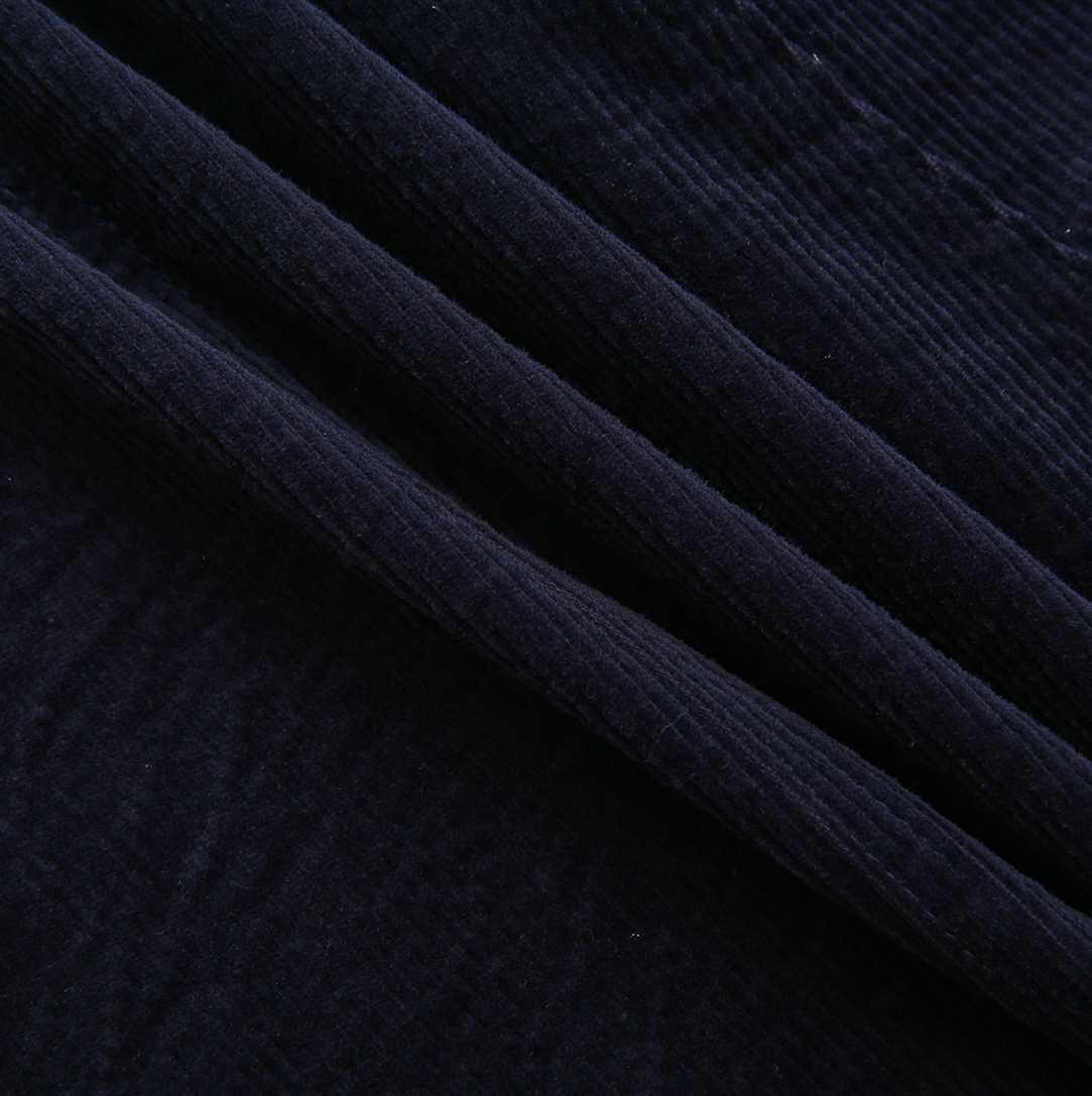 Corduroy V Seam Midi Skirt