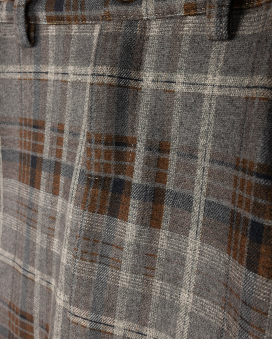 Katie Wool Plaid Pants C-22478