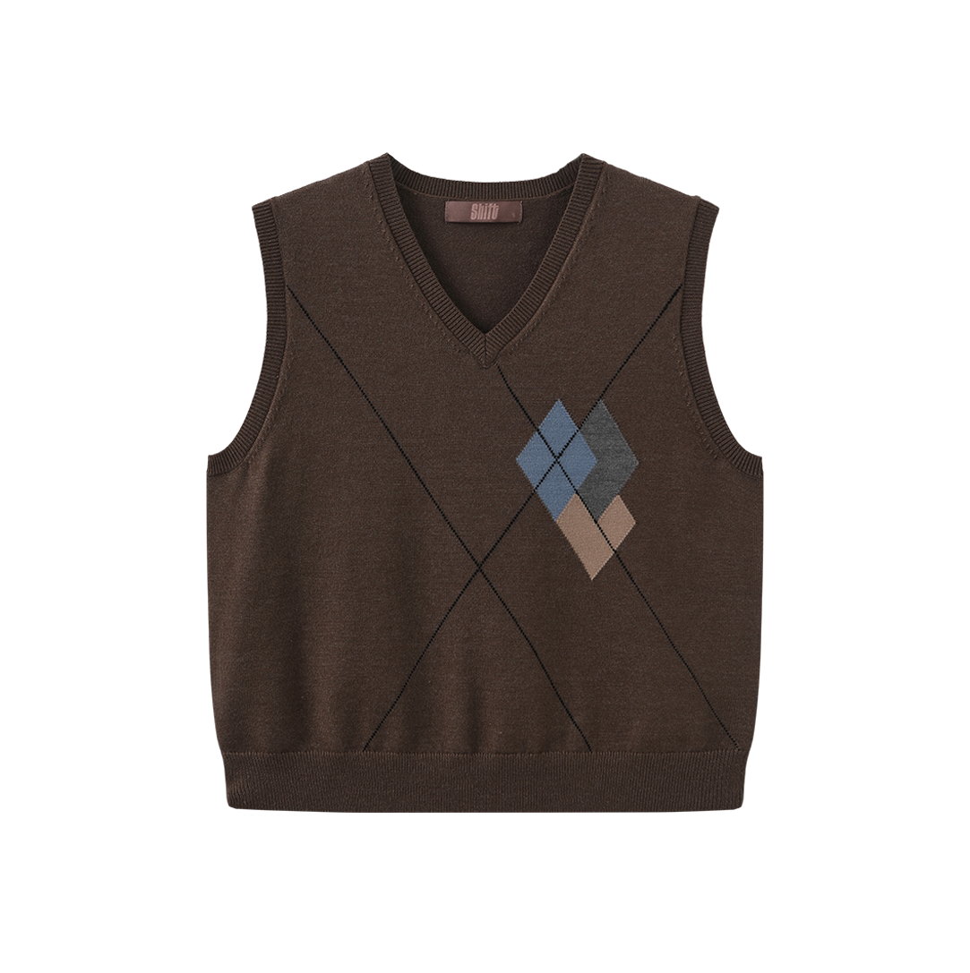 Argyle Knit Vest