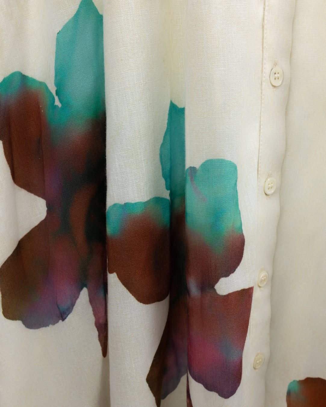 Floral Ptint Linen Dress