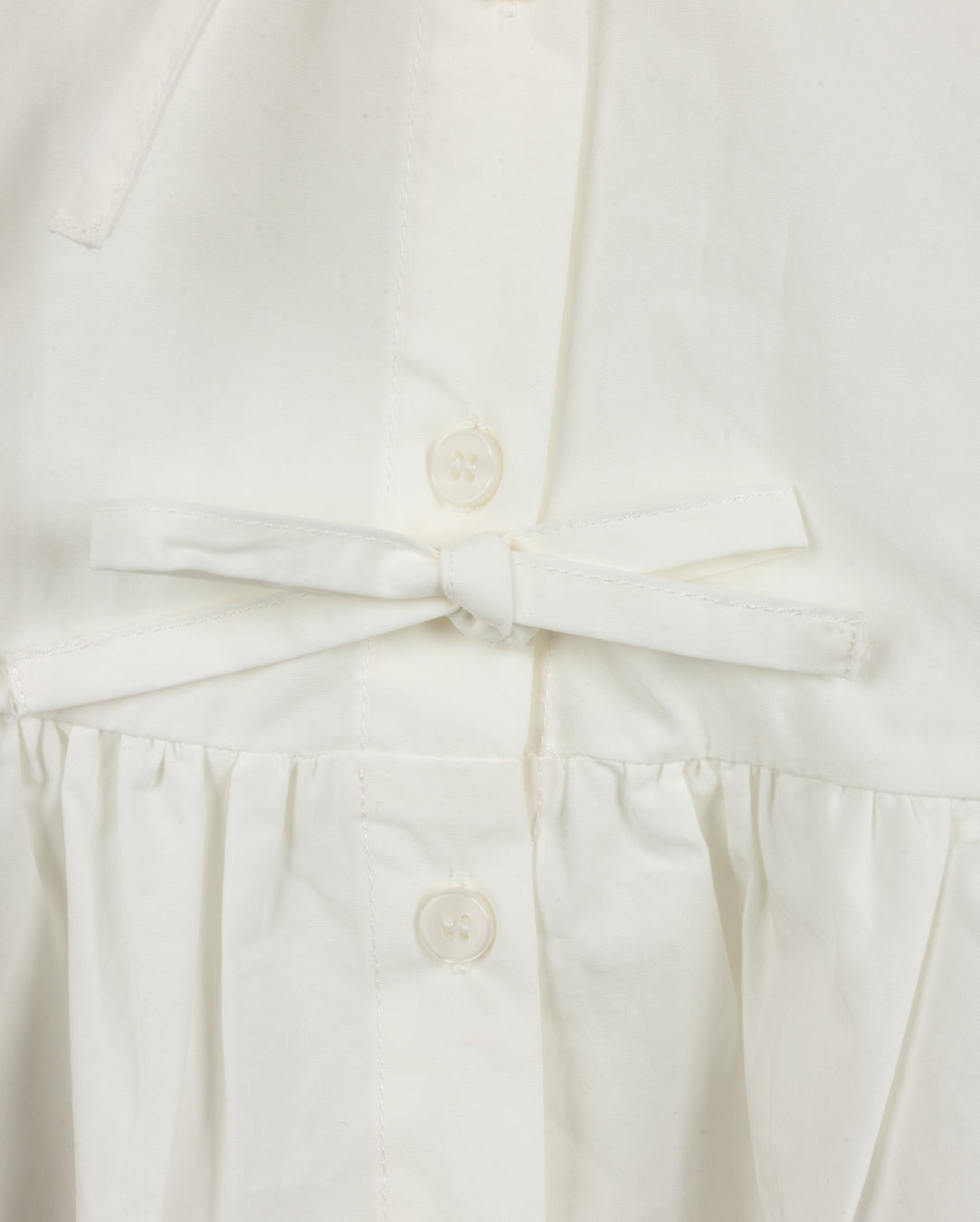 Poplin Peplum Bow Blouse