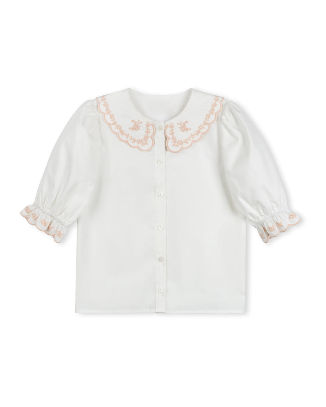 Josie Embroidered Collared Blouse