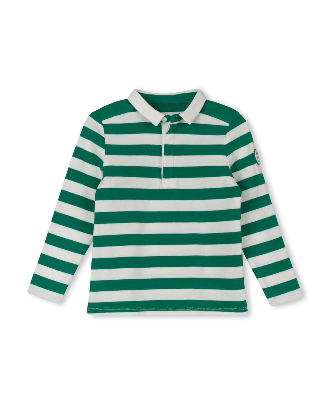 Wide Striped LS Polo