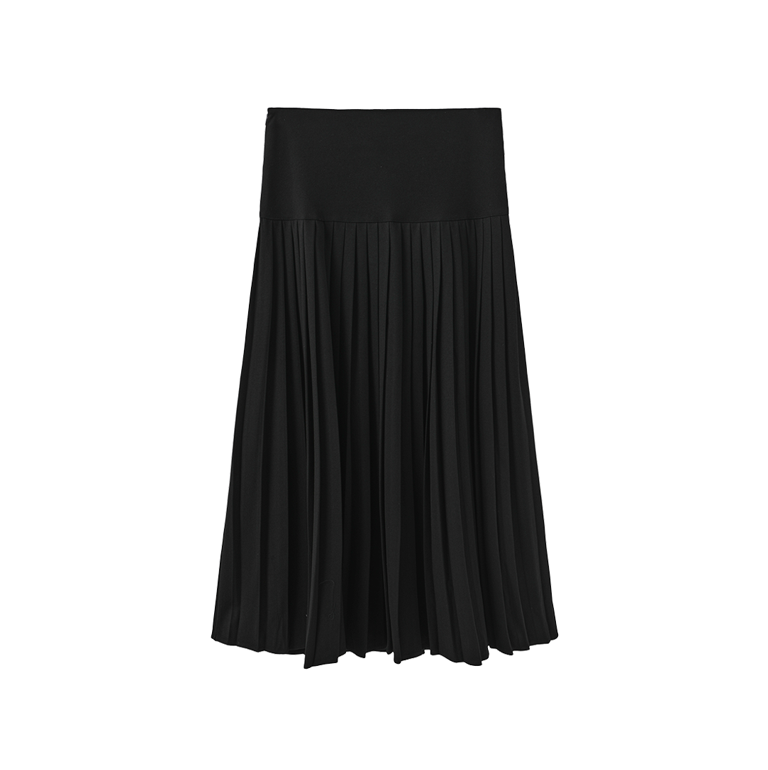 Crepe Pleated Buckle Skirt