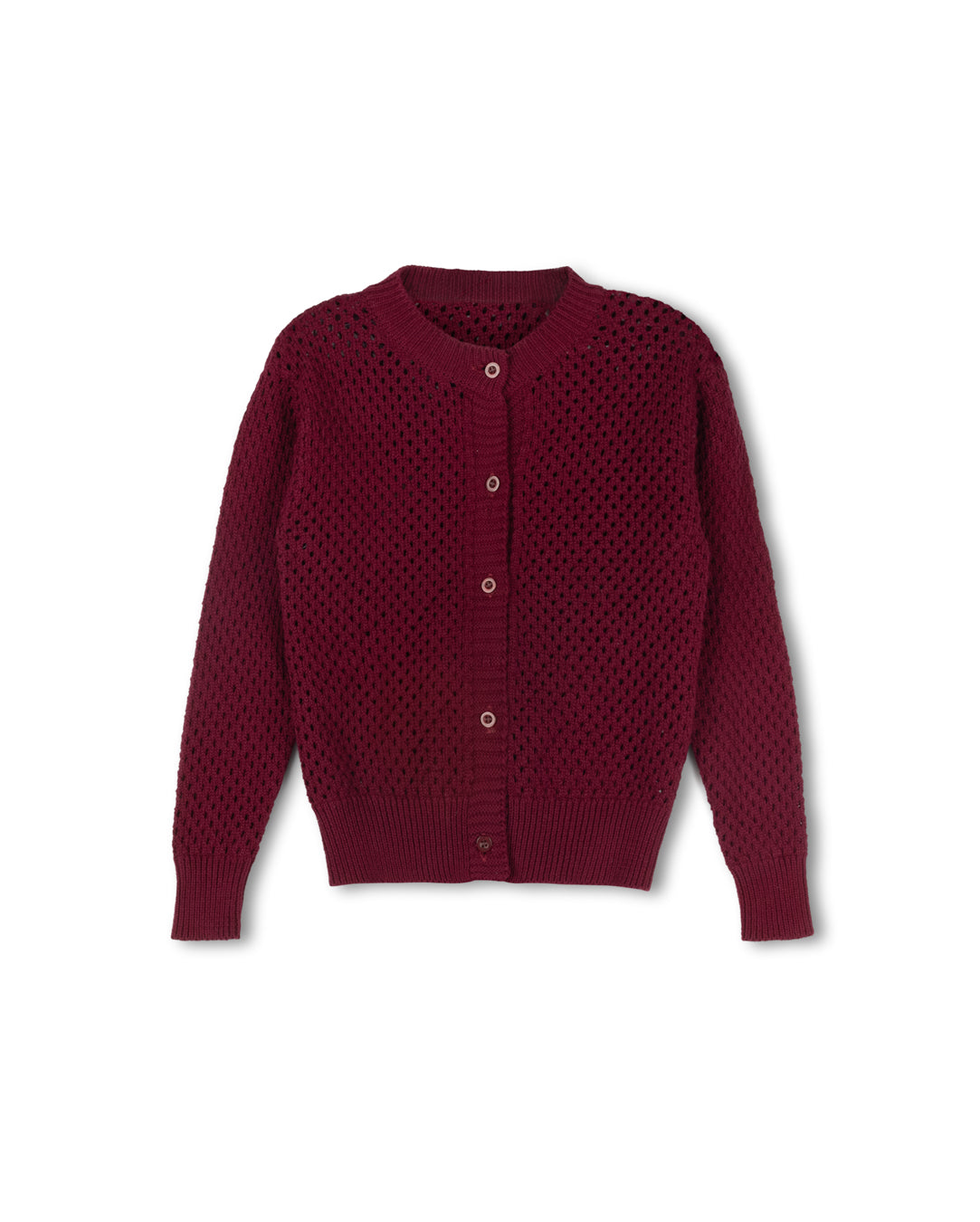 Big Pointelle Knit Holy Cardigan