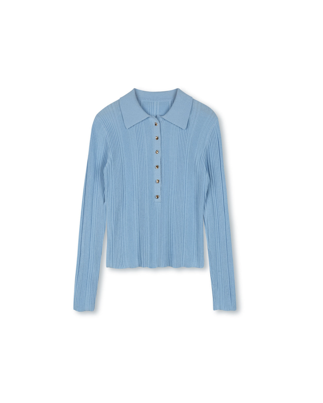 Sky Blue Knit Shirt