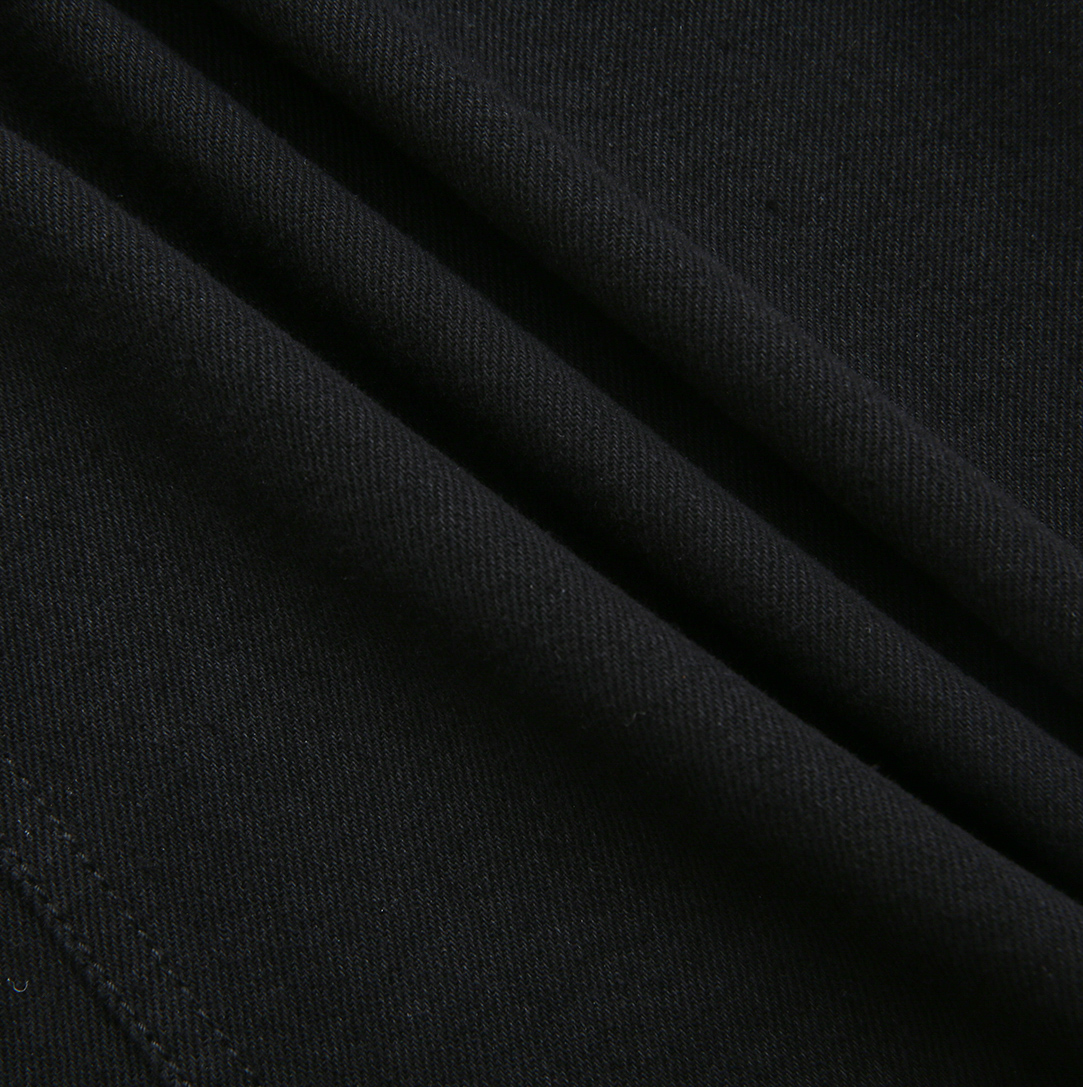 Side Button Tab Midi Skirt