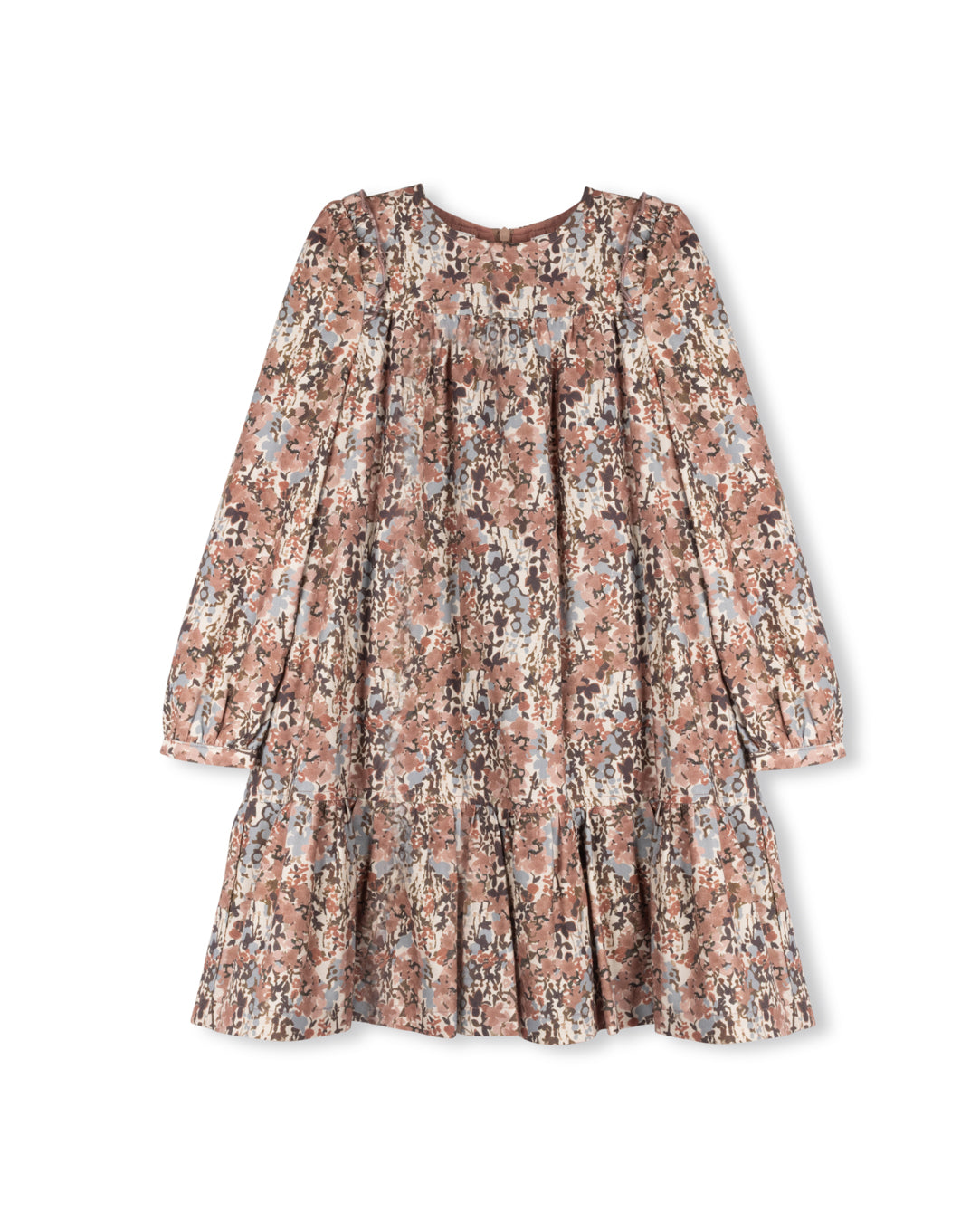 Jill Floral Printed Baby Doll Tier Dress