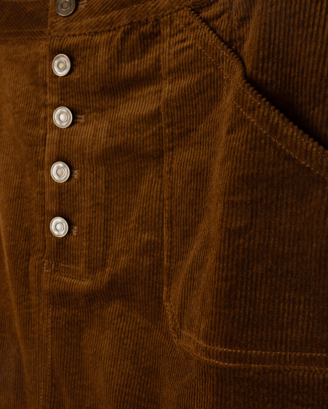 Corduroy Stitched Detailed Maxi Skirt