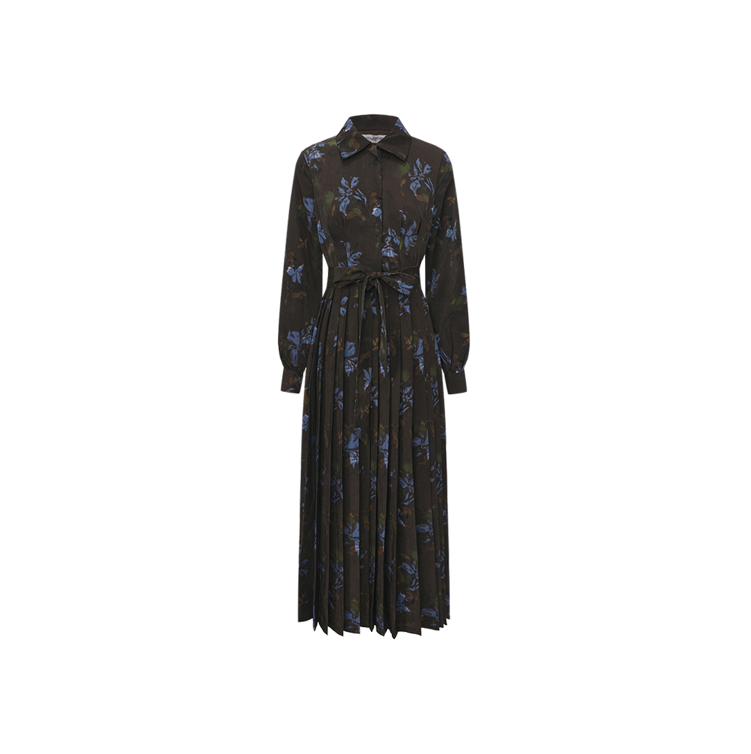 Printed Belted Dress
