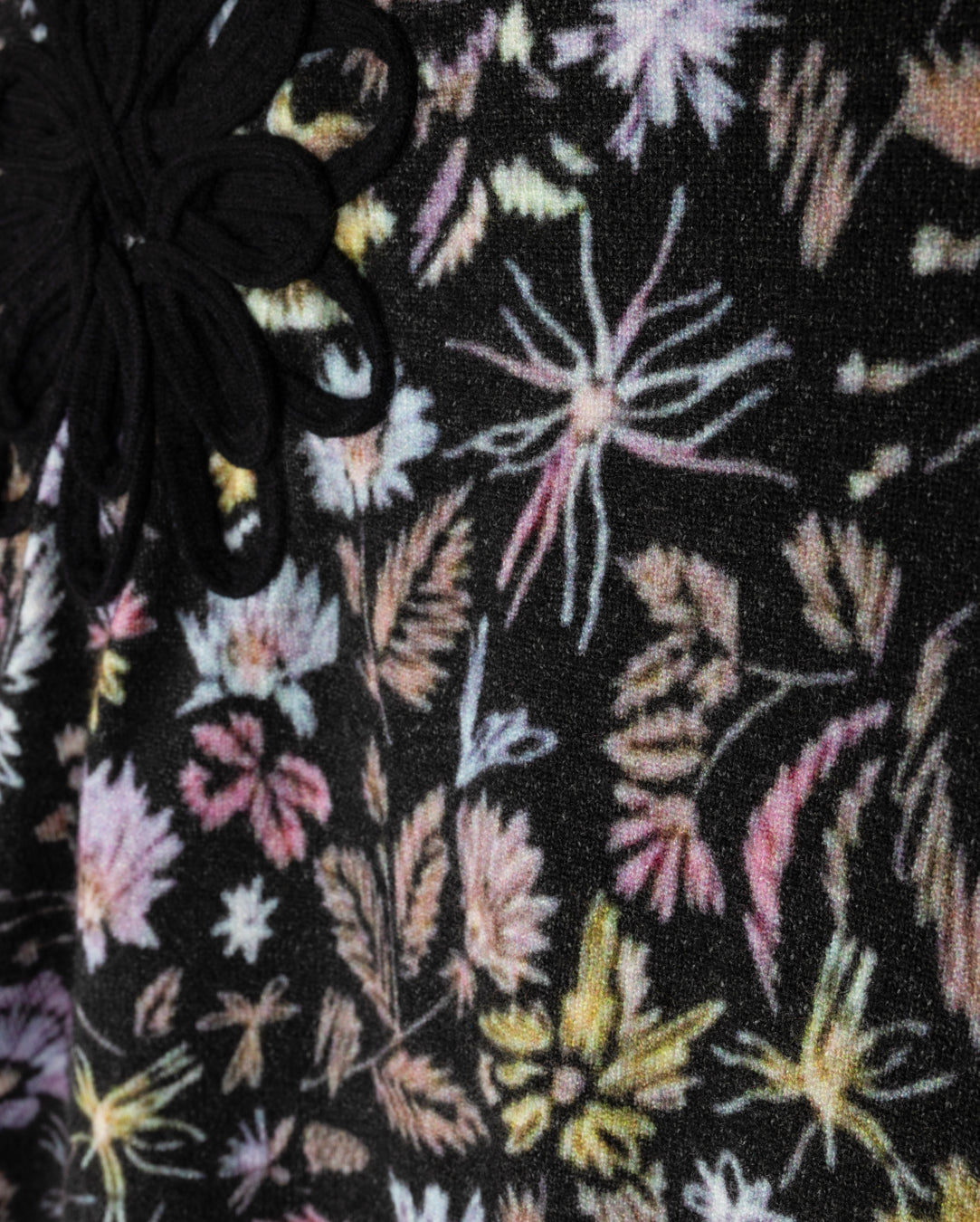 Printed And Pop Up Flower Slip Dress