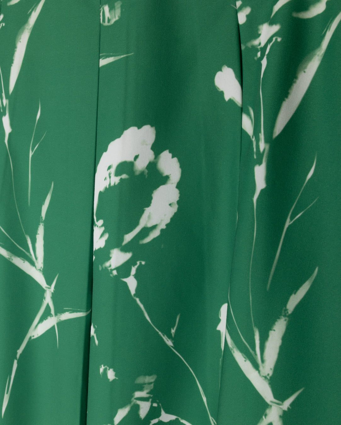 Structured Poplin Box Pleat Skirt