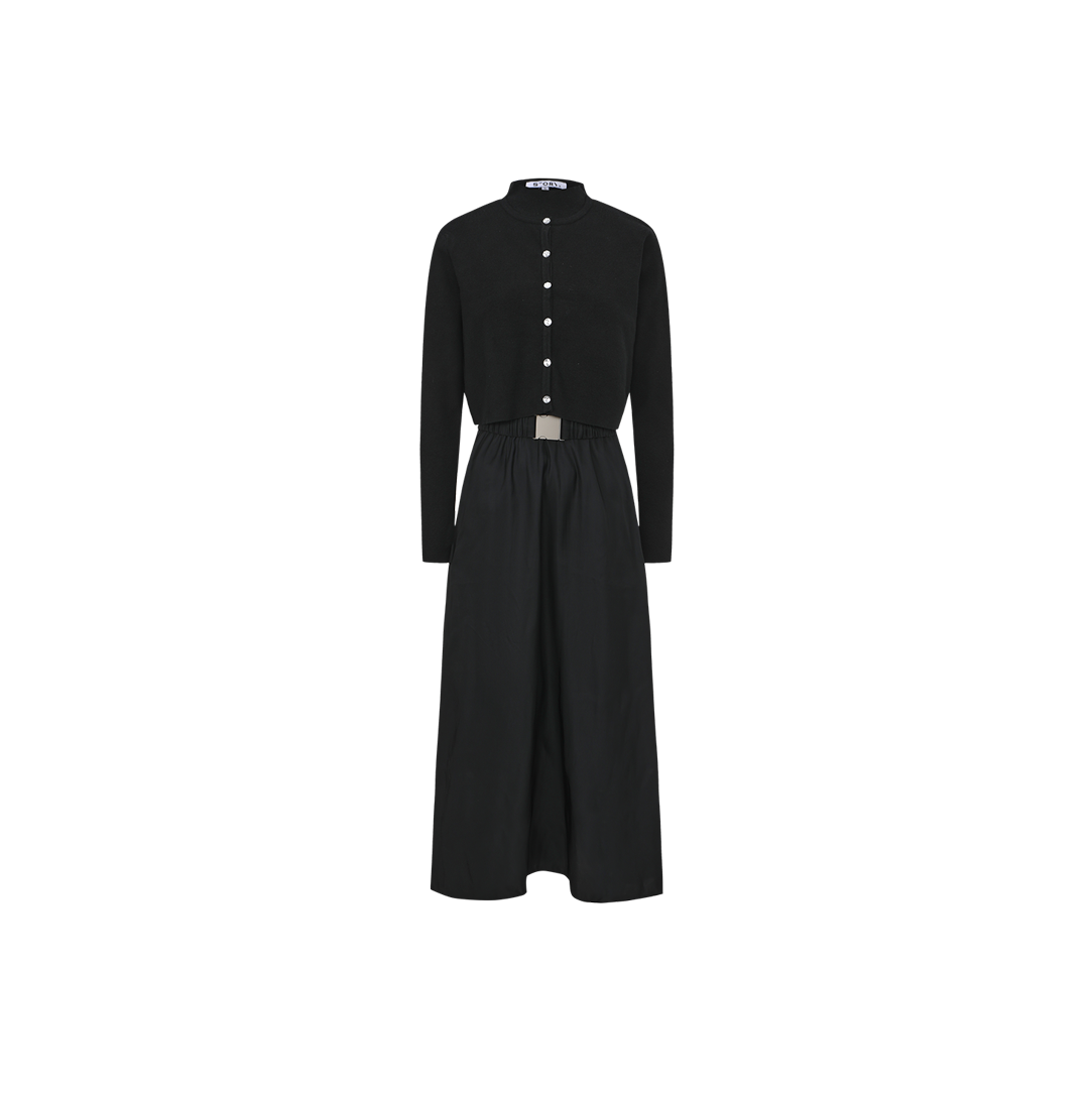 Sleeveless Waisted Dress