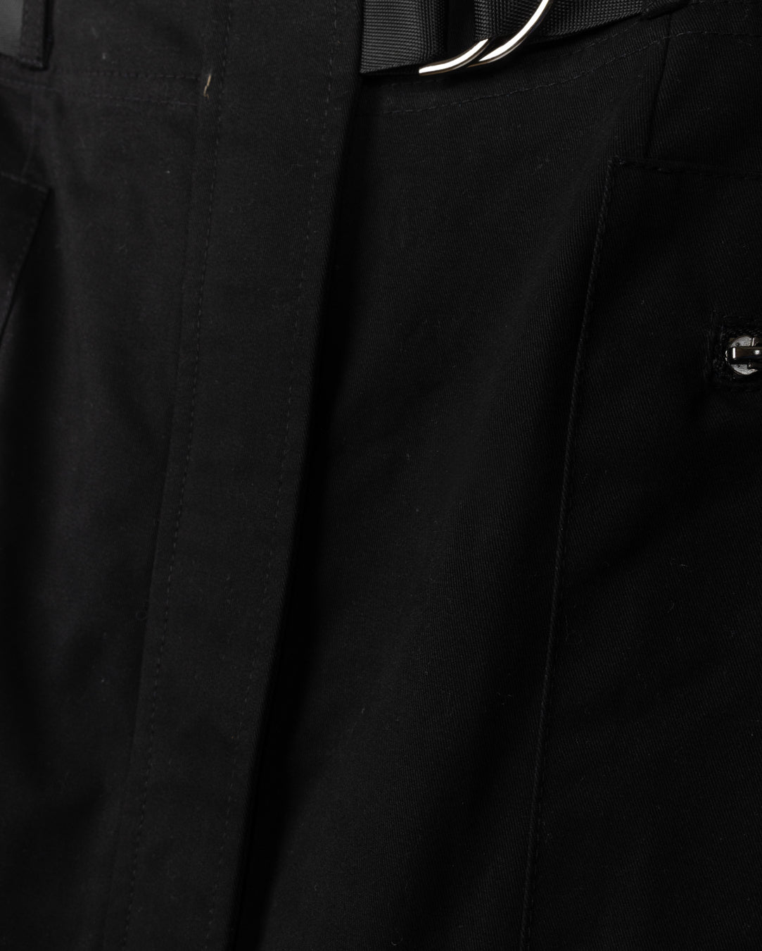 Zipper Pocket Belted Skirt