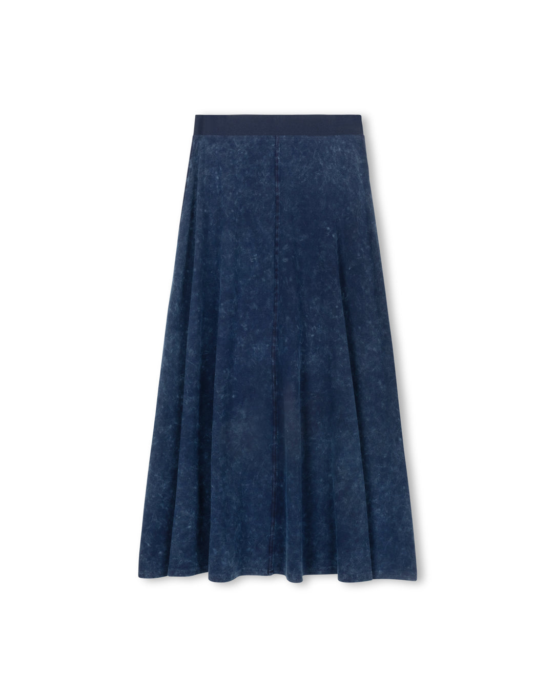 Elastic Waist A-line Maxi Skirt - Junees
