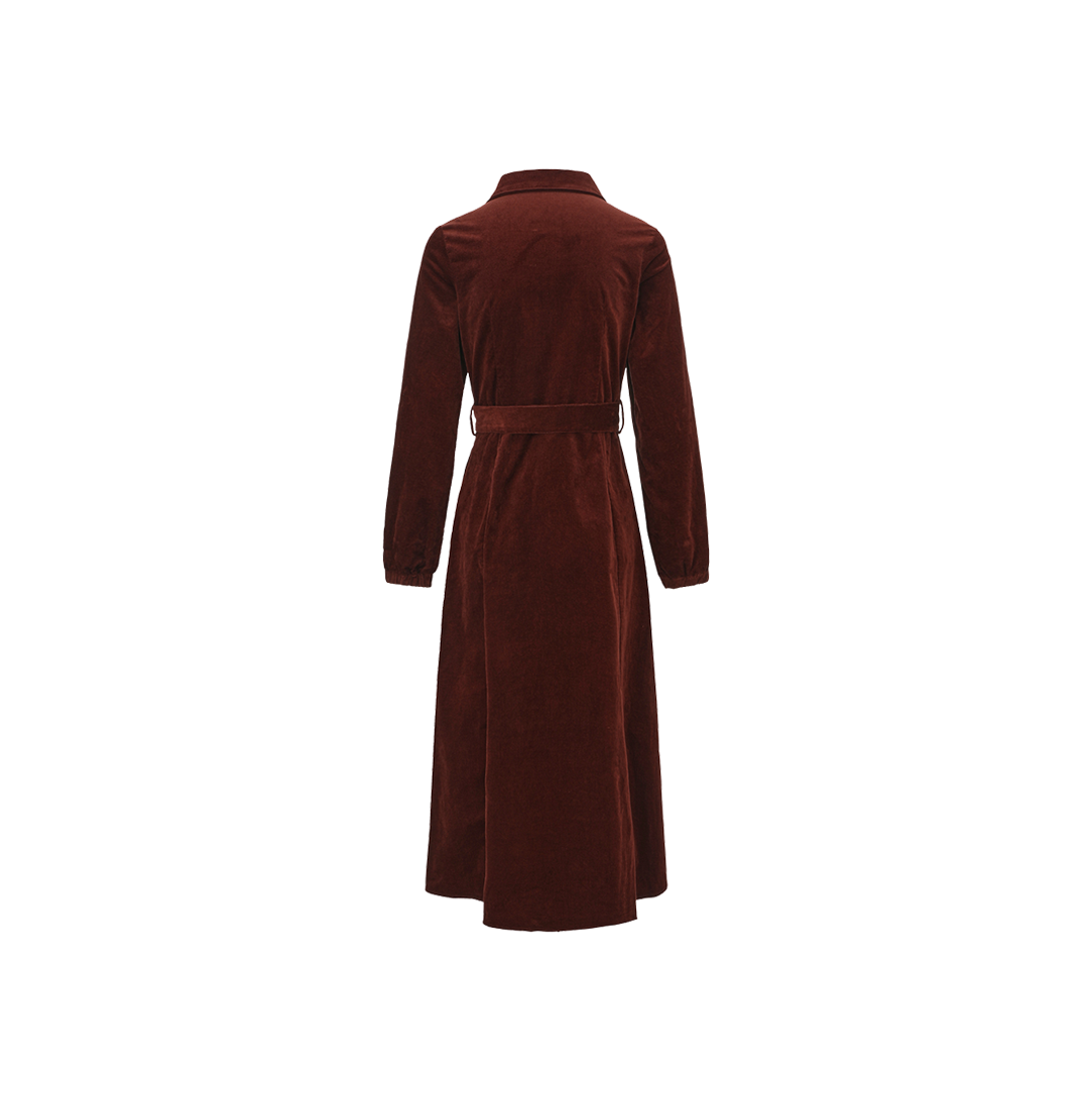 Corduroy Button Down Shirt Dress