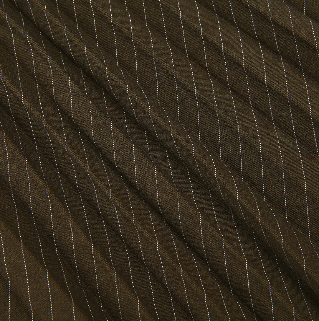 Side Cargo Pocket Pinstriped Skirt