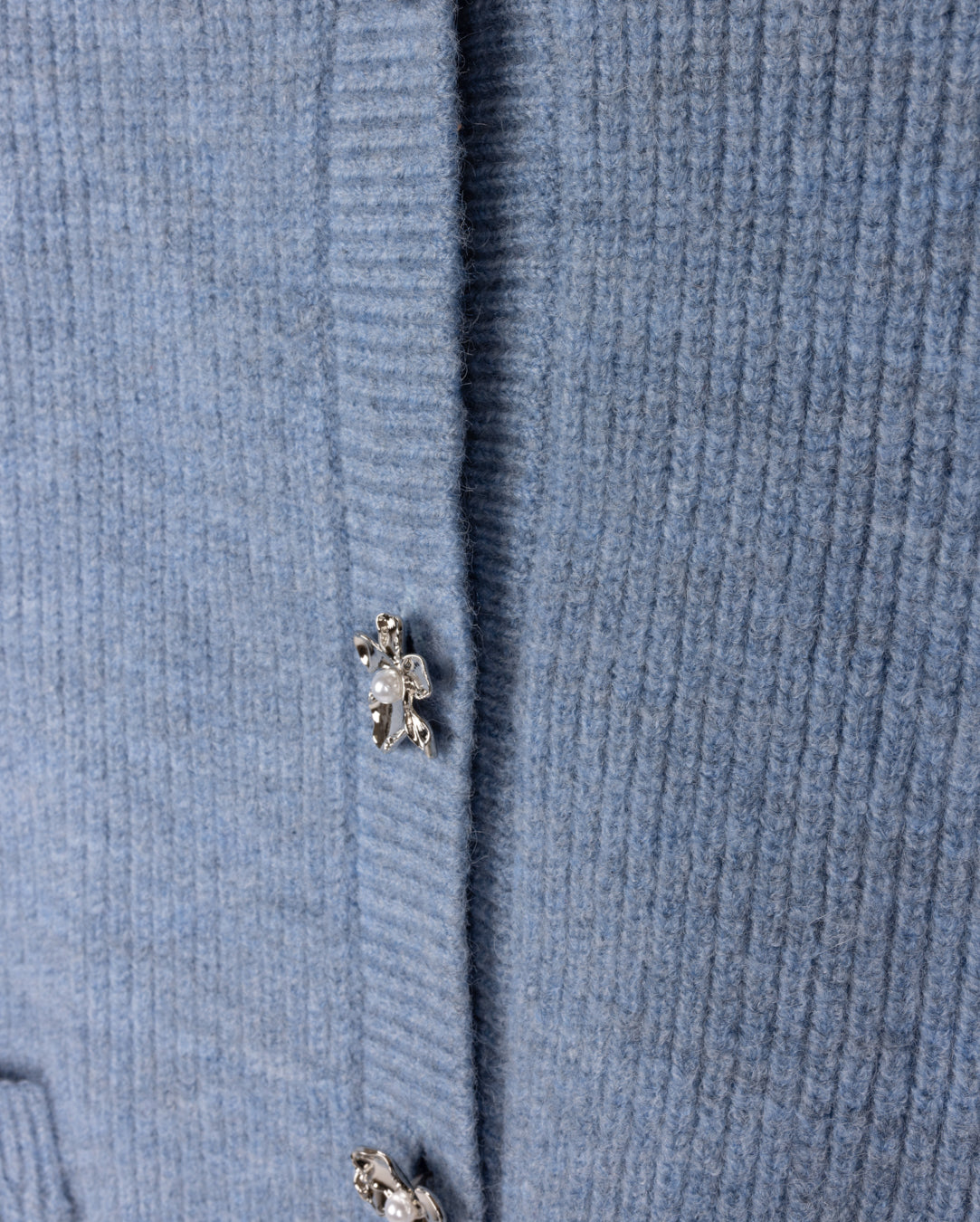 Crystal Button Cardigan