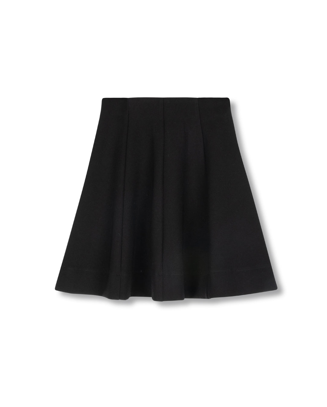 Ponti Paneled Knee Skirt